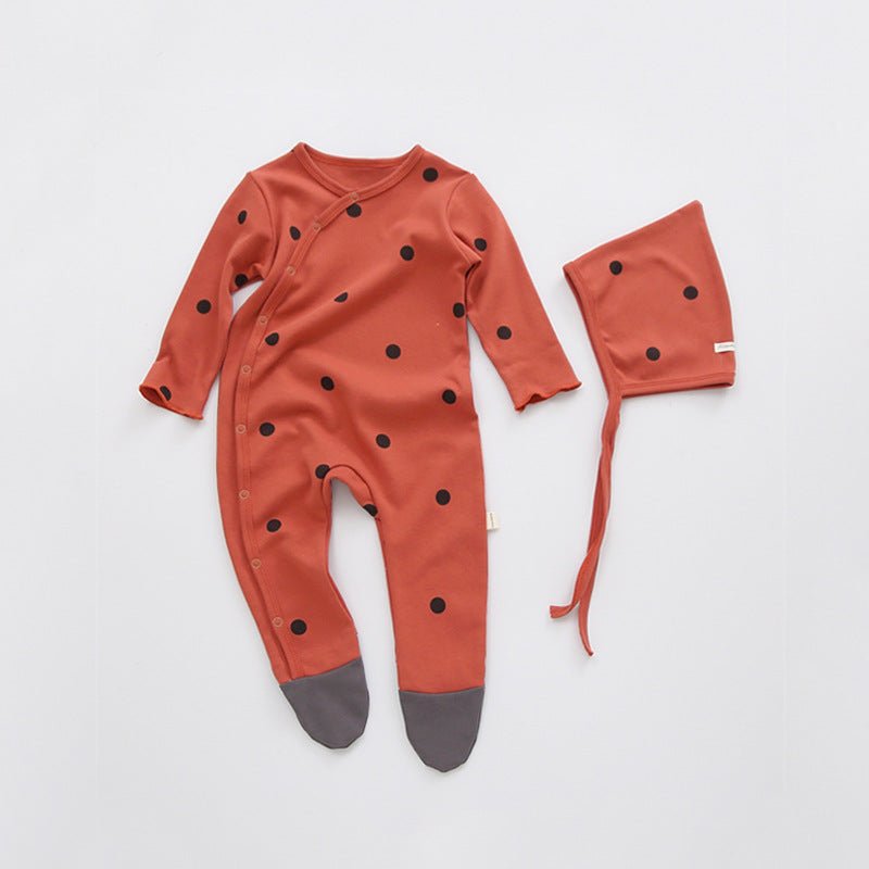 Cotton Printed Romper For Babies - RICALOUX