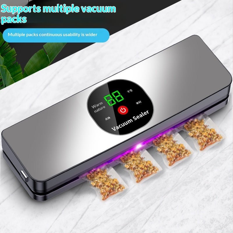Wireless Vacuum Sealer For Home Use Rechargeable Vacuum Food Sealer Kitchen Packaging And Sealing Machine - RICALOUX