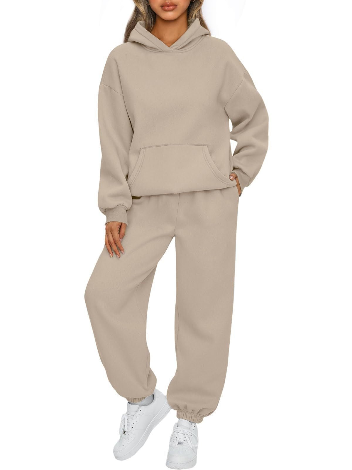 Women's Two-piece Casual Hoodie Sportswear Trousers Suit - RICALOUX