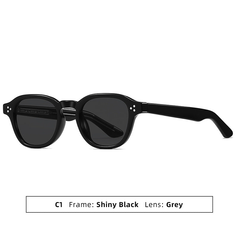 Personalized Square-frame Retro Sunglasses For Women – Premium 0 | RICALOUX