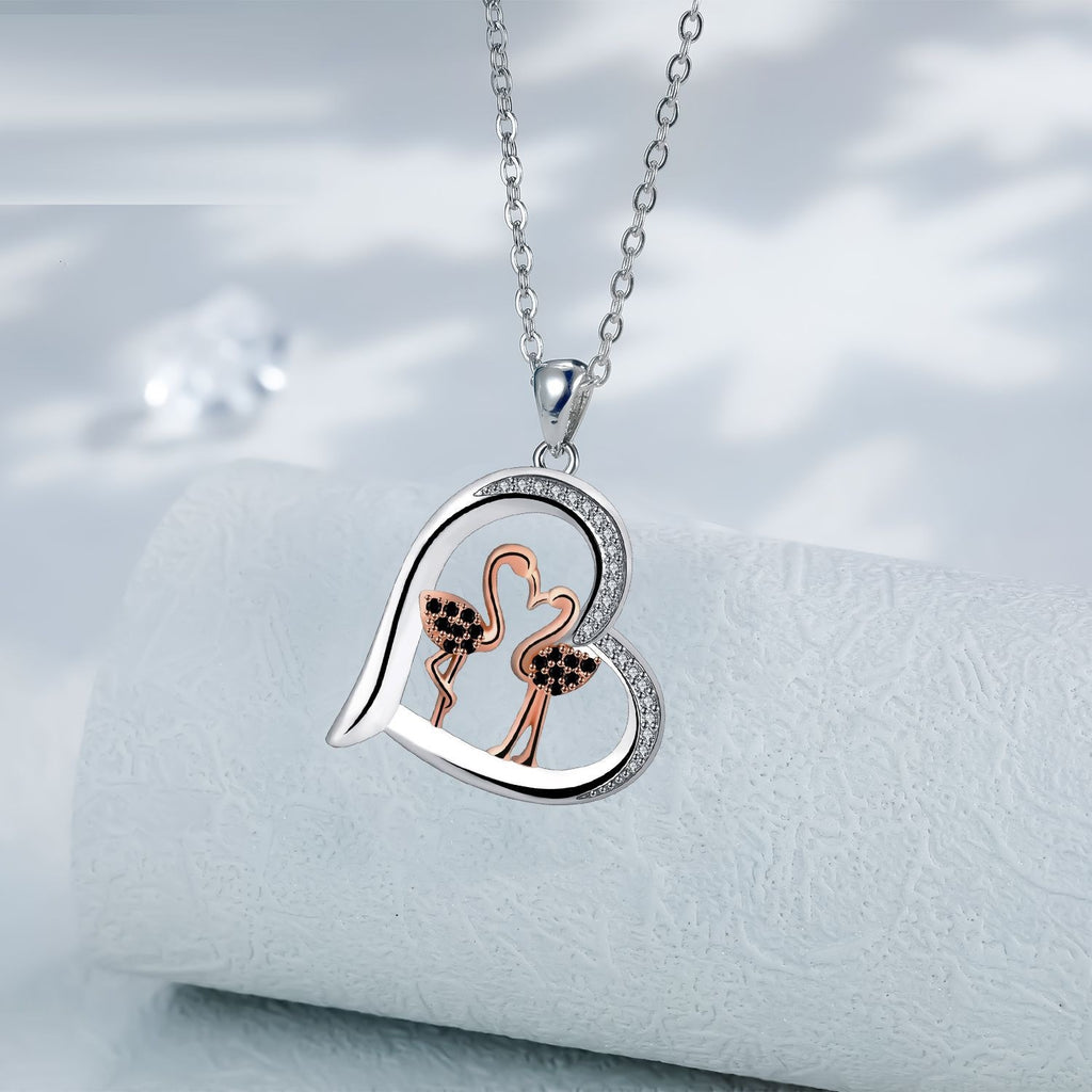 Jewelry Love Swan Love Necklace For Women by Ricaloux