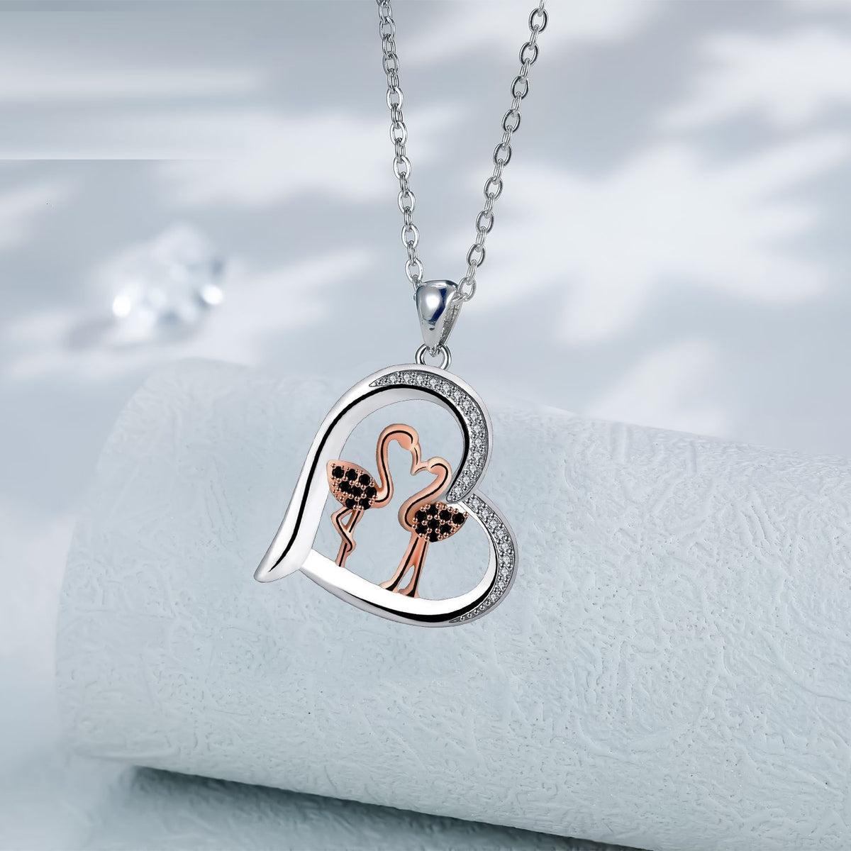 Jewelry Love Swan Love Necklace For Women by Ricaloux
