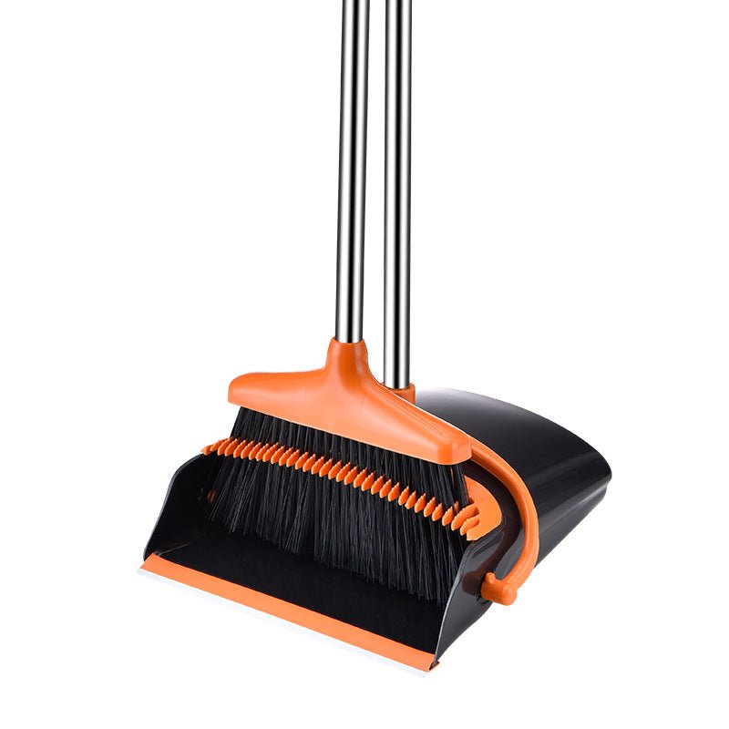 Stable Space-saving Broom And Dustpan For Office Classroom Home Kitchen Household Cleaning Tool - RICALOUX
