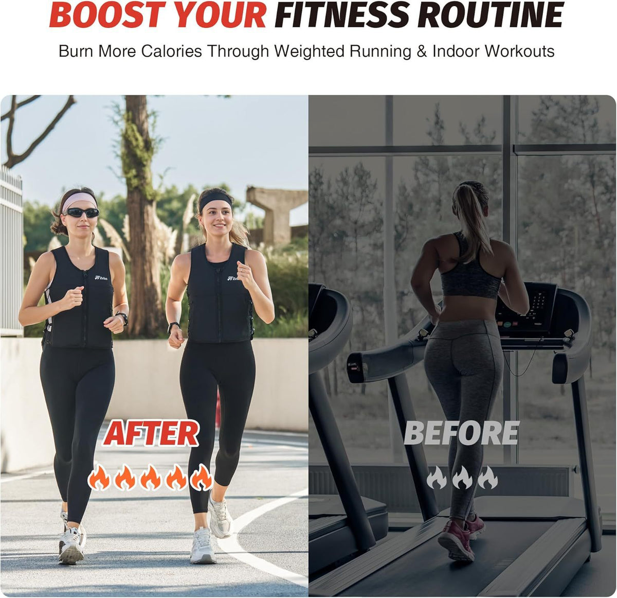 Adjustable Soft Iron-weighted Vest Suitable For Both Men And Women by Ricaloux