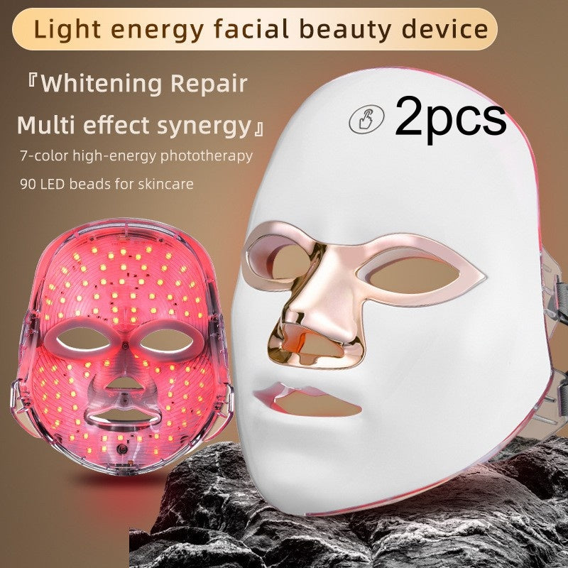 Red Light Facial Mask Beauty Lamp Home LED Facial Mask Device – Premium beauty/skincare | RICALOUX