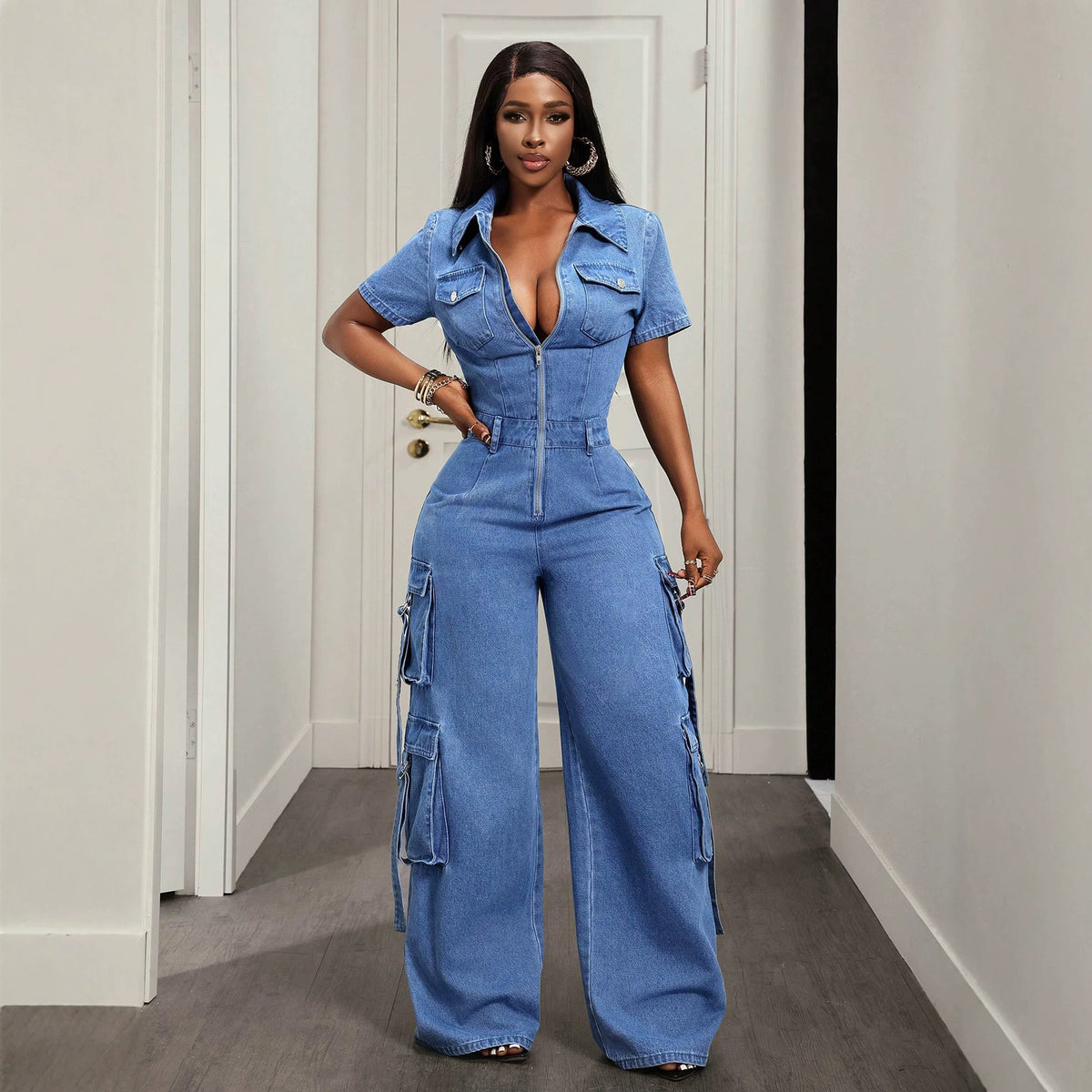 Womens Denim Overalls And Jumpsuits by Ricaloux