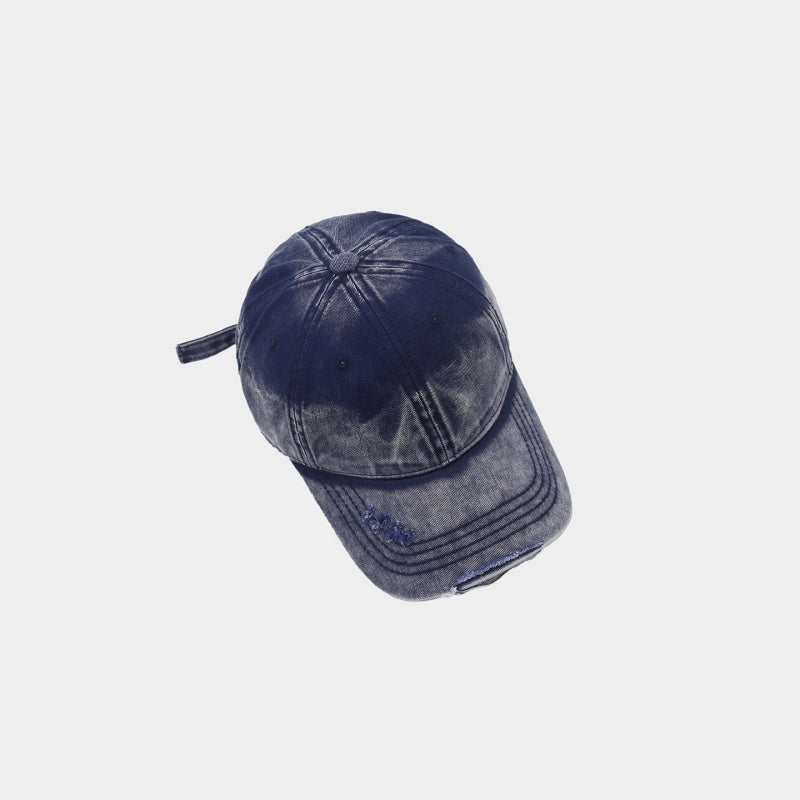 Vintage Heavy-wash Denim Baseball Cap – Premium 0 | RICALOUX