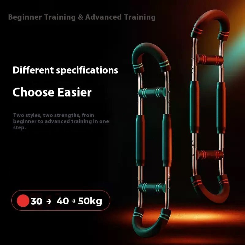 Multi-functional U-shaped Arm Strengthener Chest Trainer Adjustable Forearm Strength Exerciser Home Gym Equipment Bodybuilding - RICALOUX