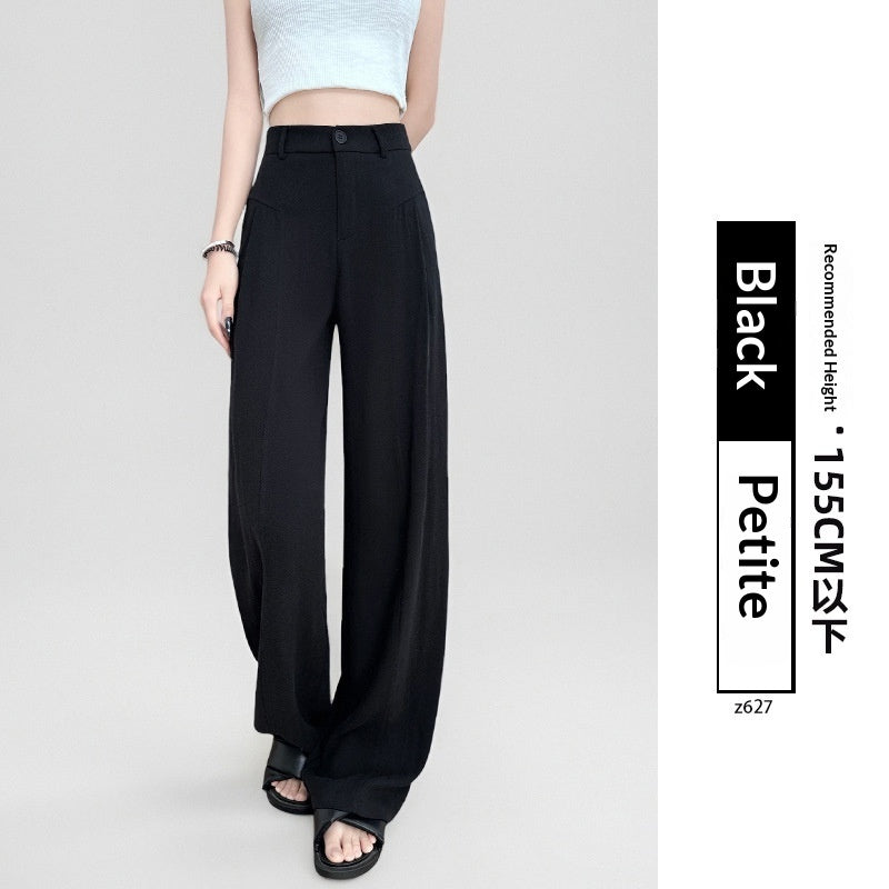 White Relaxed-fit Wide-leg Pants Womens Summer Lightweight Style by Ricaloux