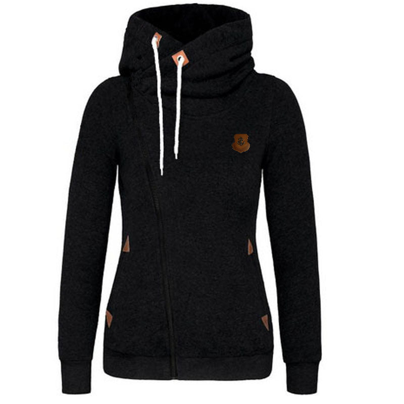 Women's Sport Cardigan Side Zipper Hoodie - RICALOUX
