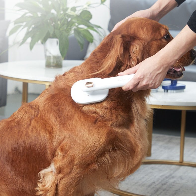 Pet Comb Cat Dog To Remove Floating Hair Pet Hair Brush Hair Removal Artifact Pet Grooming Brush Supplies Self Cleaning Comb Pet Products - RICALOUX