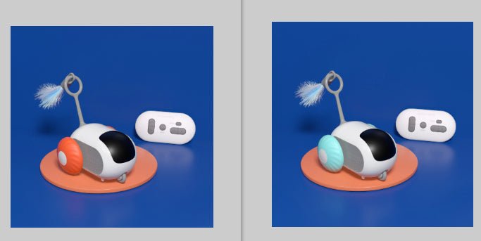 Remote Control Interactive Cat Car Toy USB Charging Chasing Automatic Self-moving Remote Smart Control Car Interactive Cat Toy Pet Products - RICALOUX