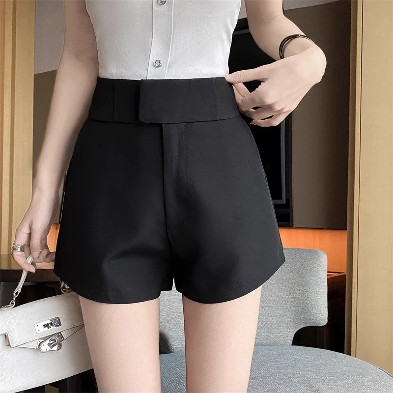 Springsummer Slimming Relaxed-fit Wide Leg Shorts For Petite Figures – Premium 0 | RICALOUX