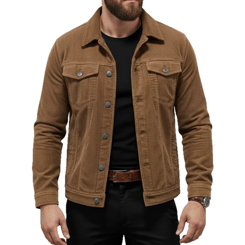 Mens Jacket Workwear Casual Outerwear by Ricaloux