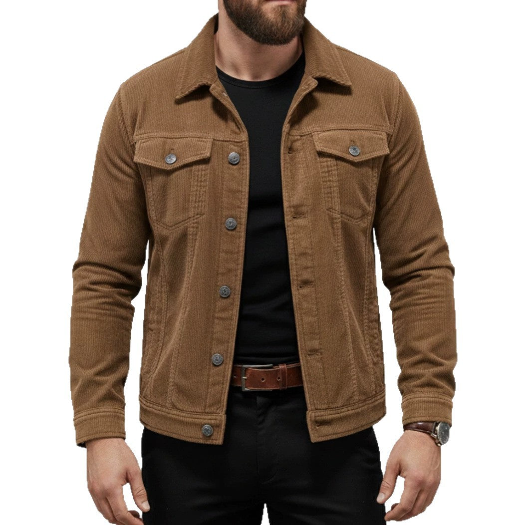 Mens Jacket Workwear Casual Outerwear by Ricaloux
