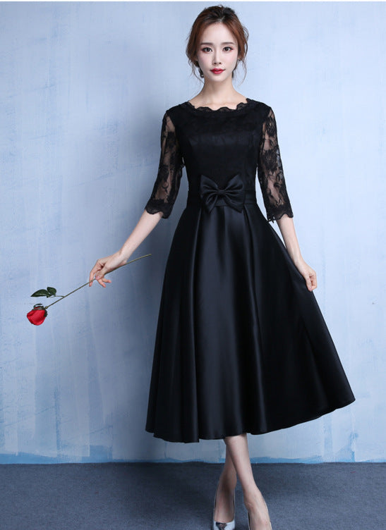 New Long-sleeved Wedding Bridesmaid Dress – Premium 0 | RICALOUX