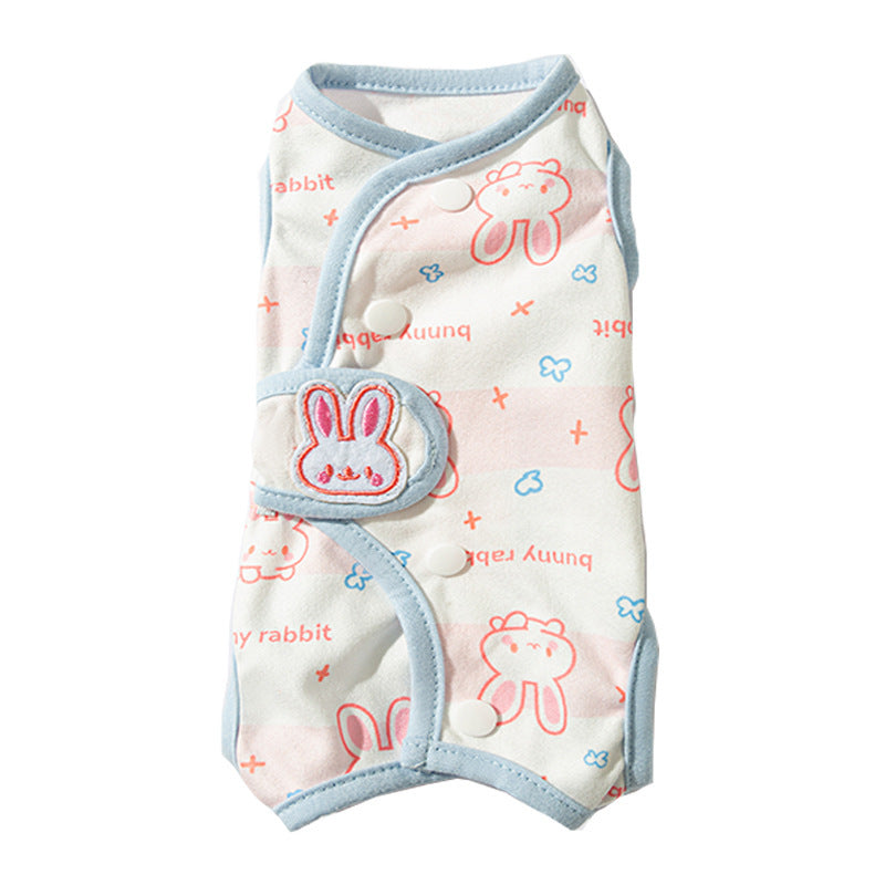 Cat Weaning Clothes Cute Sterilization Suit Protect Belly Clothing For Dogs Cats Anti-lick Recovery Clothing Pet Care Clothes by Ricaloux