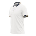 Mens Three-button Short-sleeve Top by Ricaloux