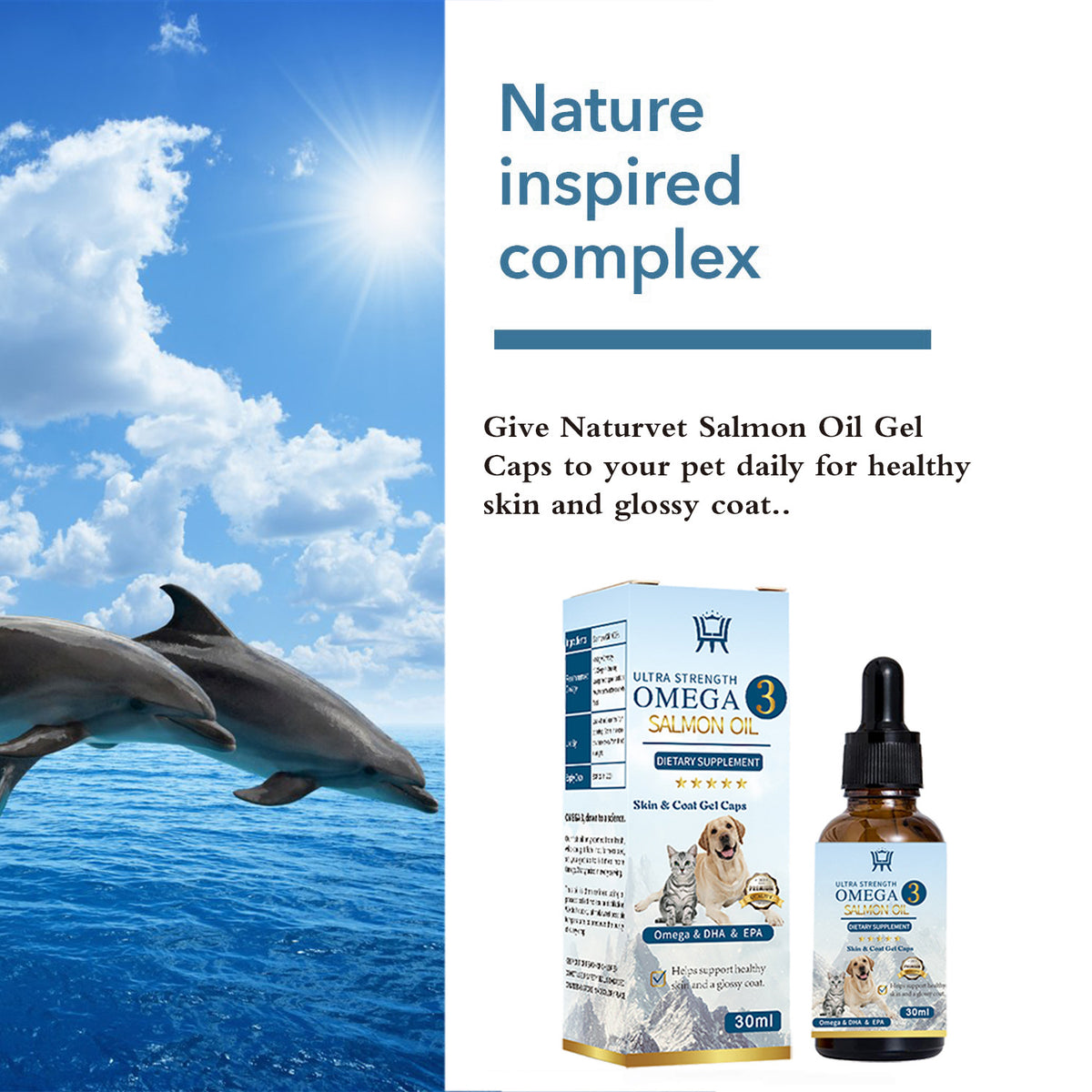 Salmon Oil Pet Care by Ricaloux