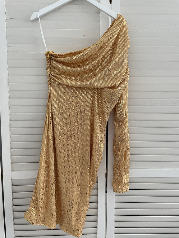 European And American Style Chic Commuter Sequined Pullover Bohemian Dress – Premium 0 | RICALOUX