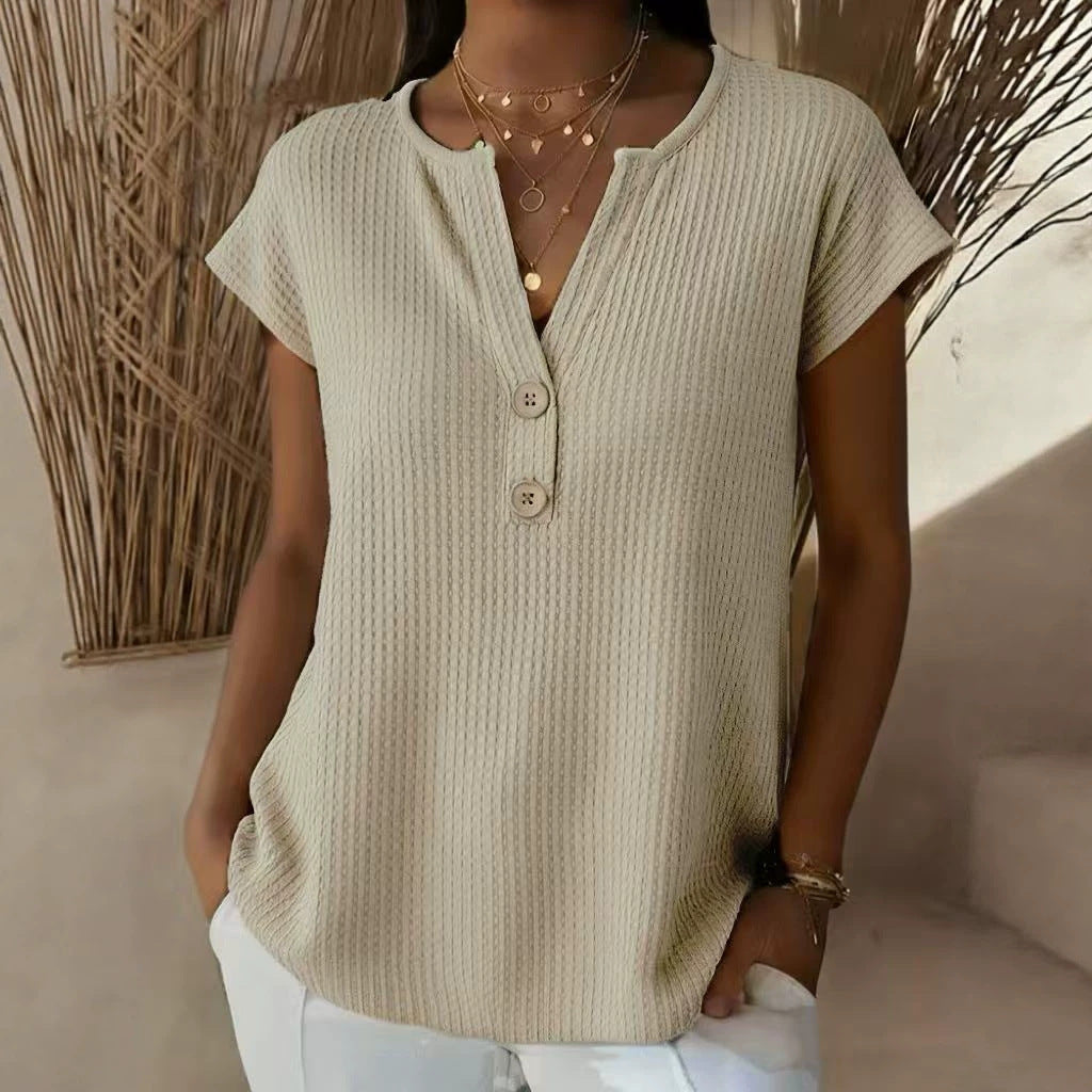 Seasonal New Womens Casual Loose-fitting Top – Premium 0 | RICALOUX