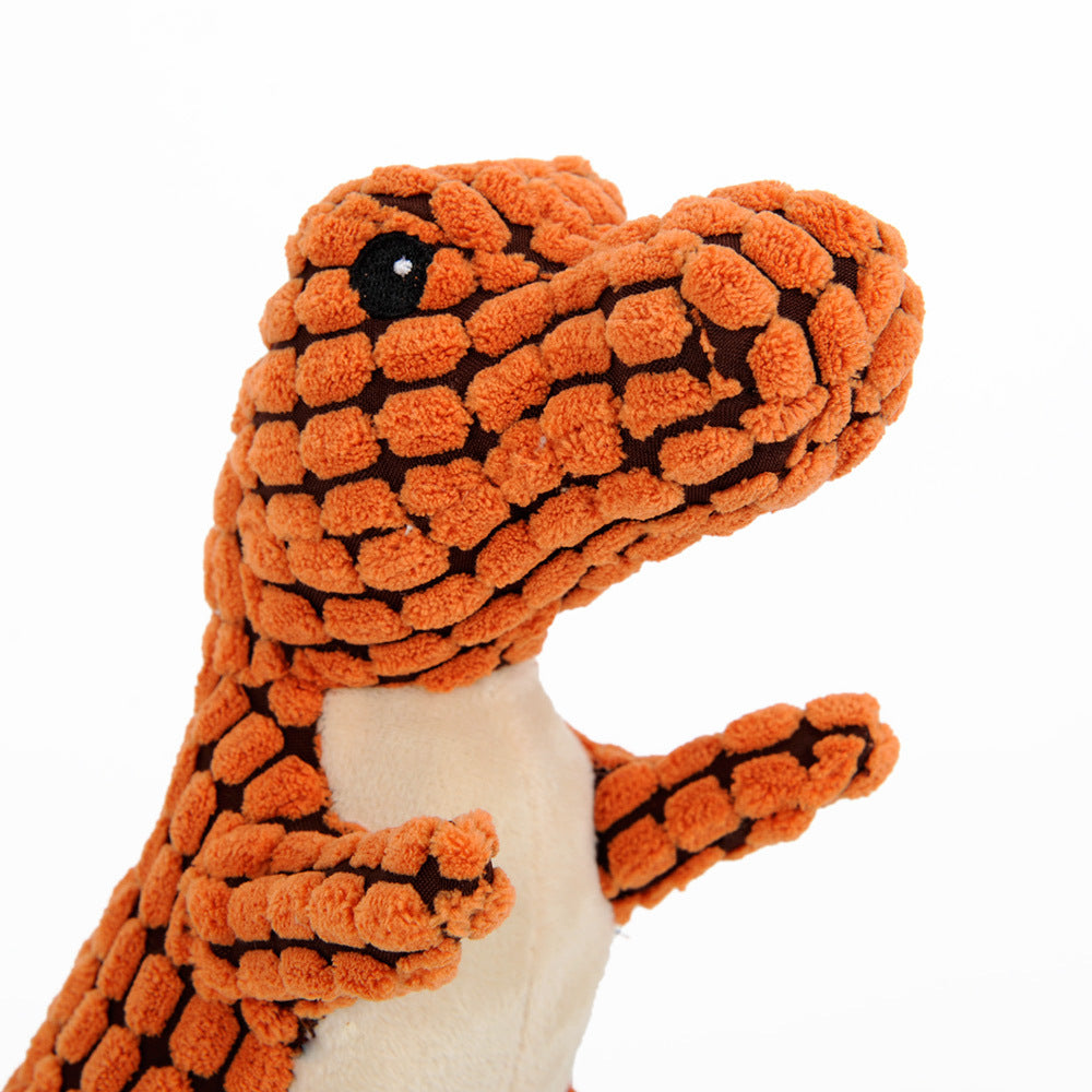 Dinosaur Pet Toys Giant Dogs Pets Interactive Dog Toys For Large Dogs Chew Toys Chihuahua Plush Stuffing Squeakers by Ricaloux