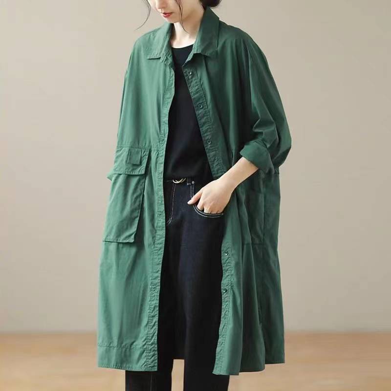 Mid-length Chic Cotton-linen Utility Jacket That The – Premium 0 | RICALOUX