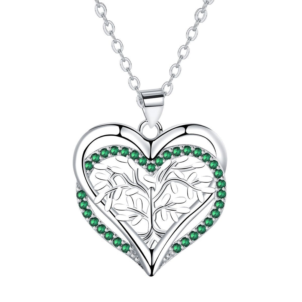 Pendant Jewelry Lucky Tree Heart Necklace For Women – Premium 0 | RICALOUX