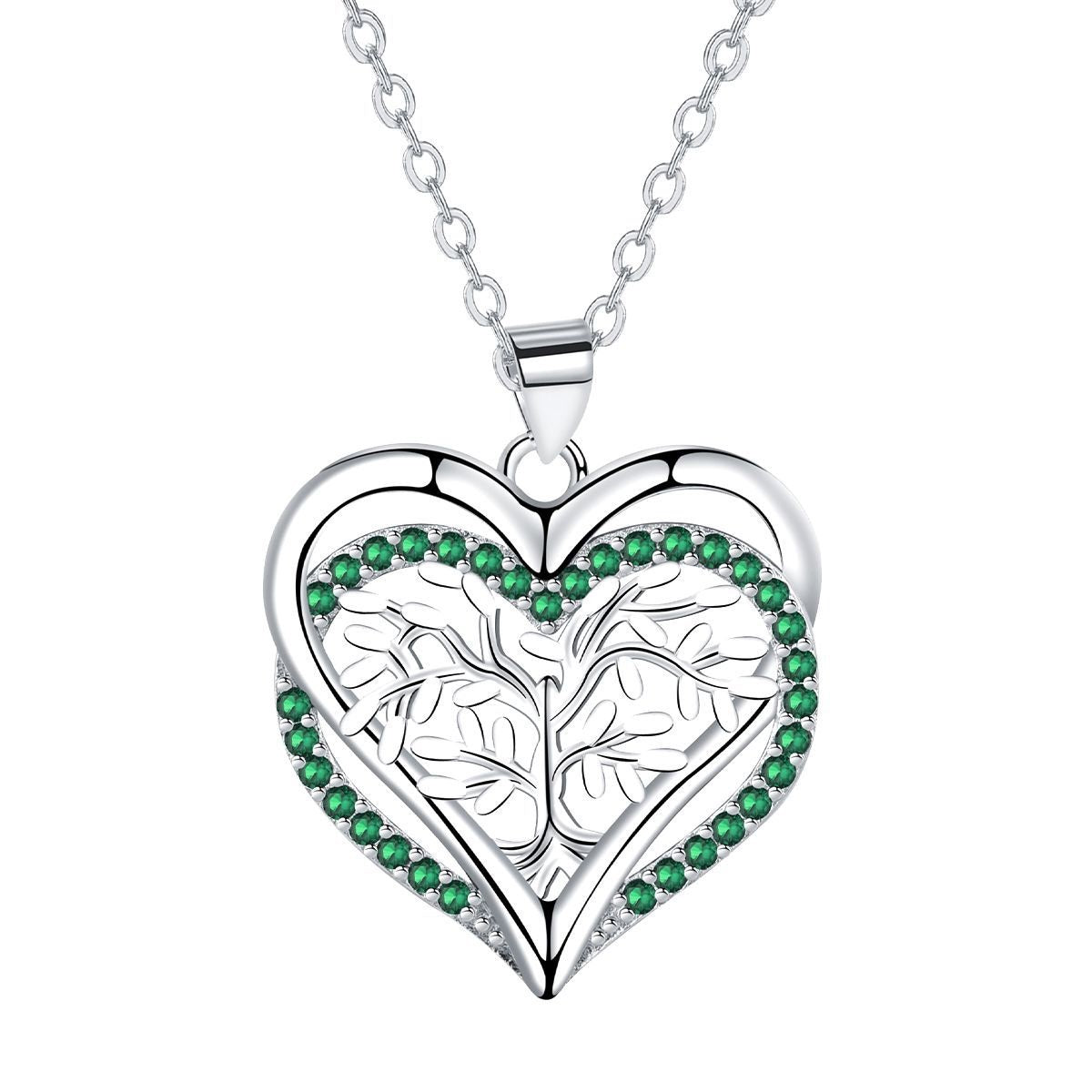 Pendant Jewelry Lucky Tree Heart Necklace For Women – Premium 0 | RICALOUX