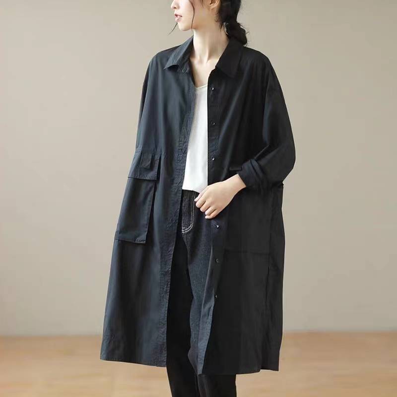 Mid-length Chic Cotton-linen Utility Jacket That The – Premium 0 | RICALOUX