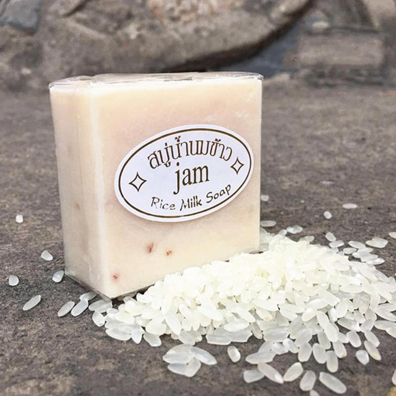 Rice Soap Jasmine Rice Soap Handmade Soap Control Oil Whitening Moisturizing – Premium 0 | RICALOUX