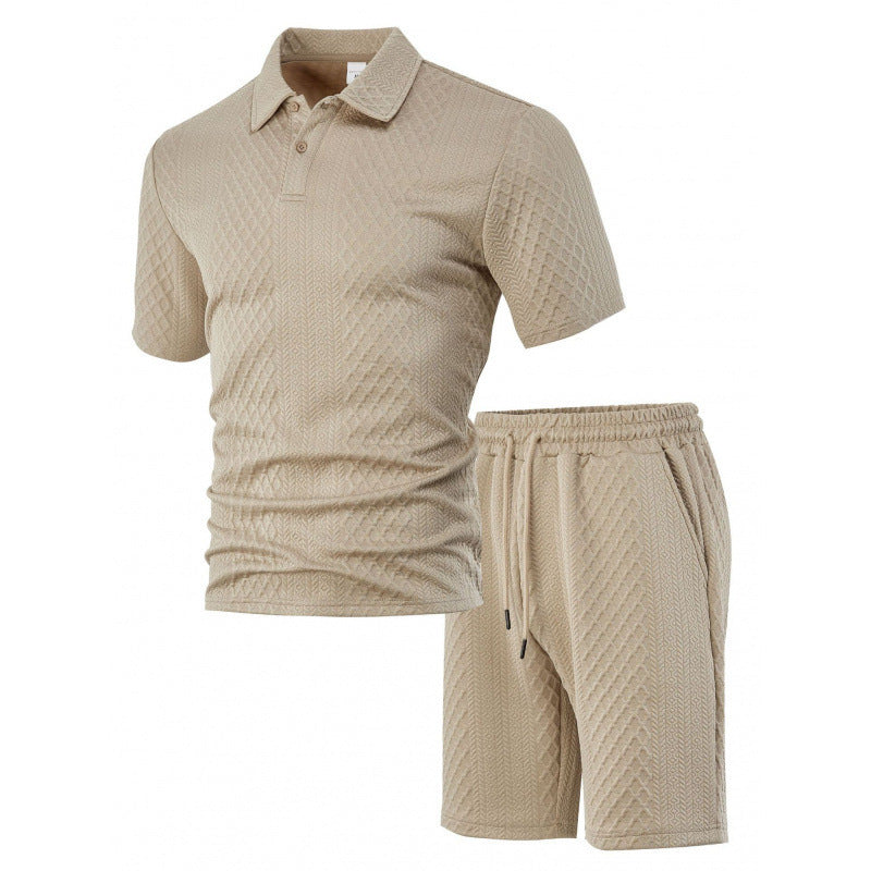 Mens Casual Suit With Jacquard And A Lapel – Premium 0 | RICALOUX