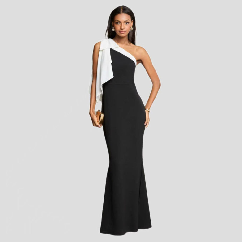 Womens Sexy Off-shoulder Slanted Fashion Slim-fit Dress – Premium 0 | RICALOUX