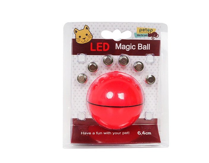 LED Laser Electronic Rolling Pet Funny Cat Toy Ball - RICALOUX