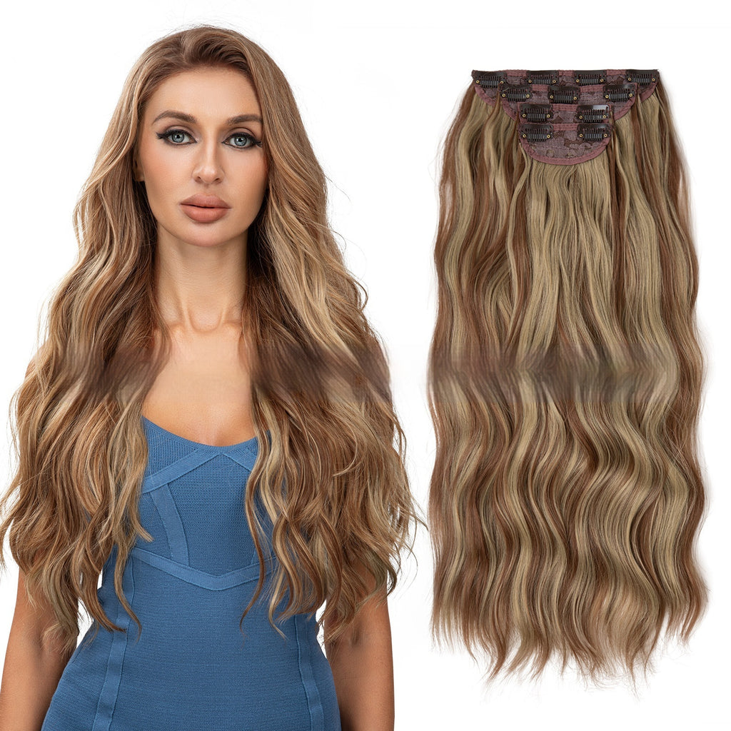 High-temperature Fiber Wig Women's Wig Set Four-piece Set – Premium 0 | RICALOUX
