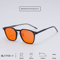 Orange Colored Glasses Anti Blue Light Eye Protection AR Anti Reflective Film by Ricaloux