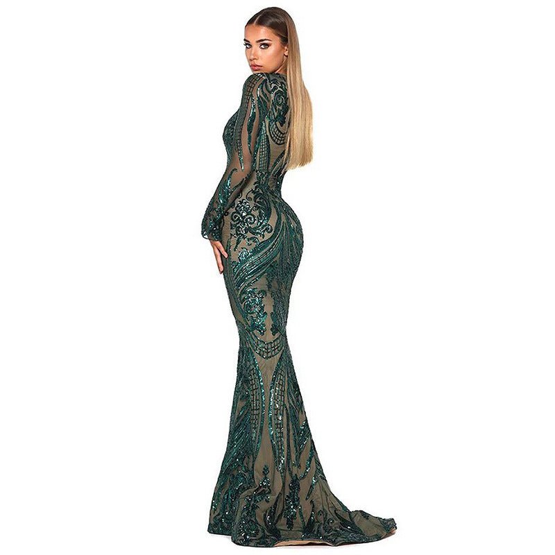 Slim high-end evening dress - RICALOUX