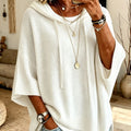 Womens Knitted New-Style Hooded Drawstring Sweater by Ricaloux