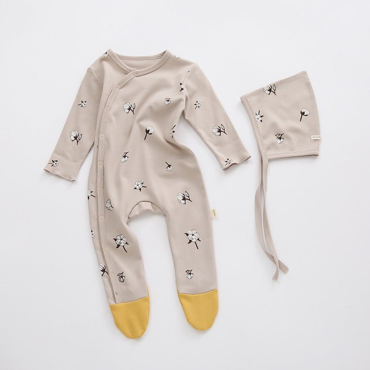 Cotton Printed Romper For Babies - RICALOUX