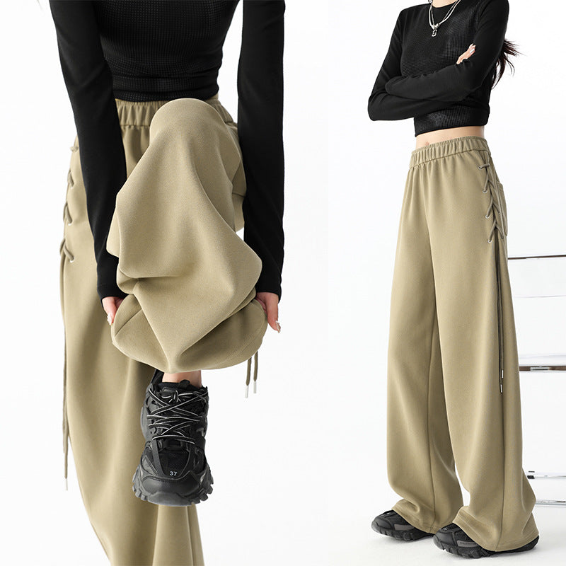 Fashionable Sporty Sweatpants Casual Pants For Women Spring New Arrivals by Ricaloux