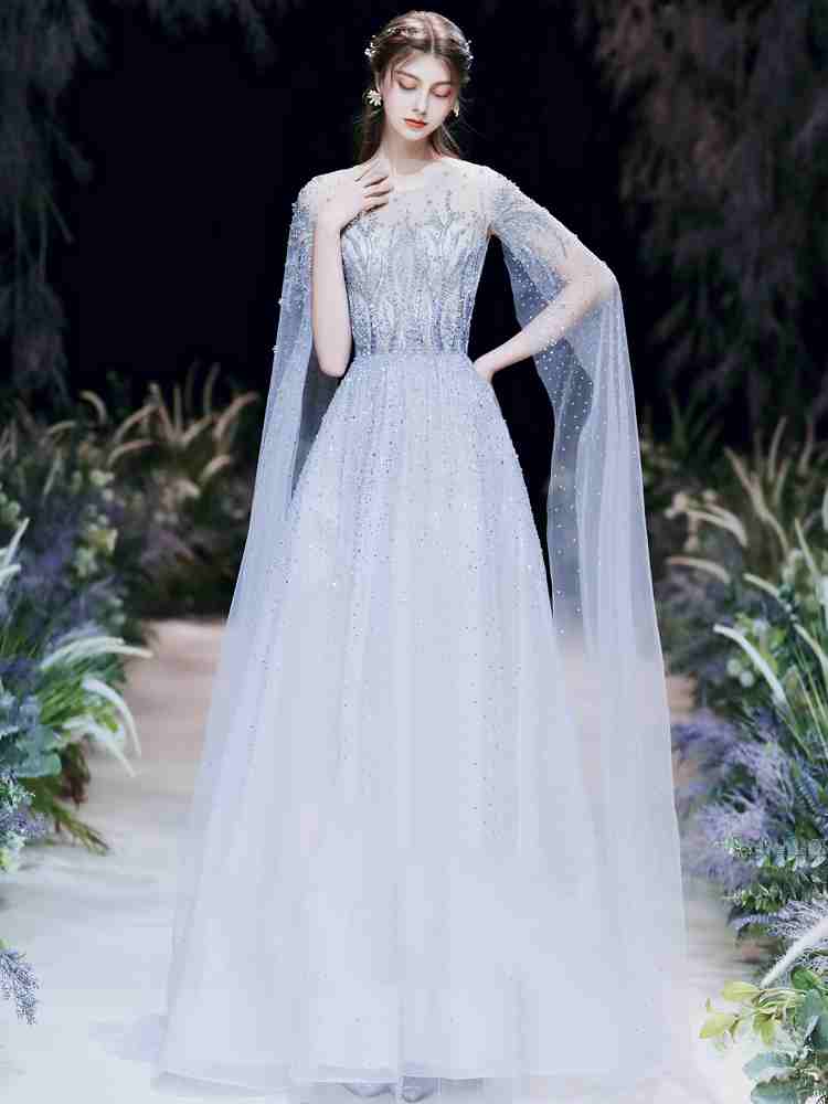High-end Engagement Evening Dress Light Luxury Niche Wedding Banquet Female - RICALOUX