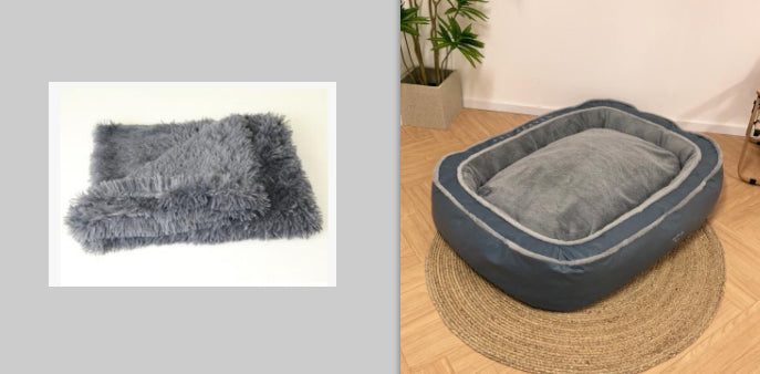 Pet Dog Bed Warming Soft Sleeping Bag Cushion Puppy Kennel by Ricaloux