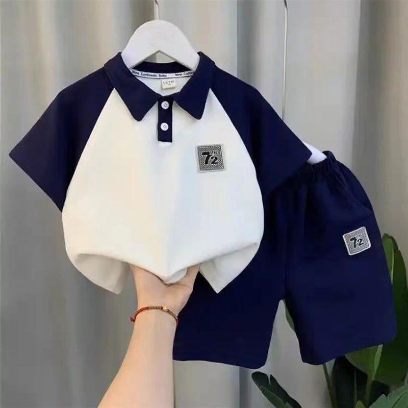 Boys Summer Clothing Set Lightweight Kids Polo Shirts For Summer - RICALOUX