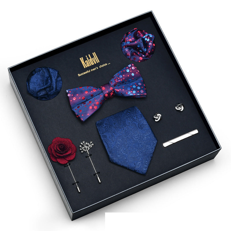 Eight Piece Tie Square Bow Tie Brooch – Premium 0 | RICALOUX