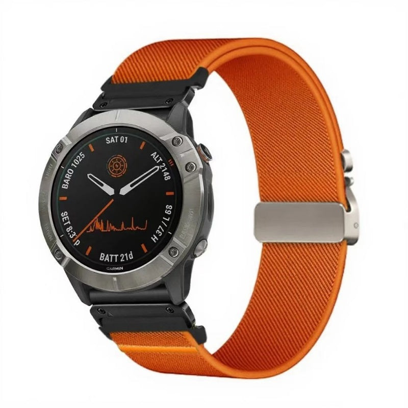 Elastic String Fabric Woven Men Watch Strap by Ricaloux
