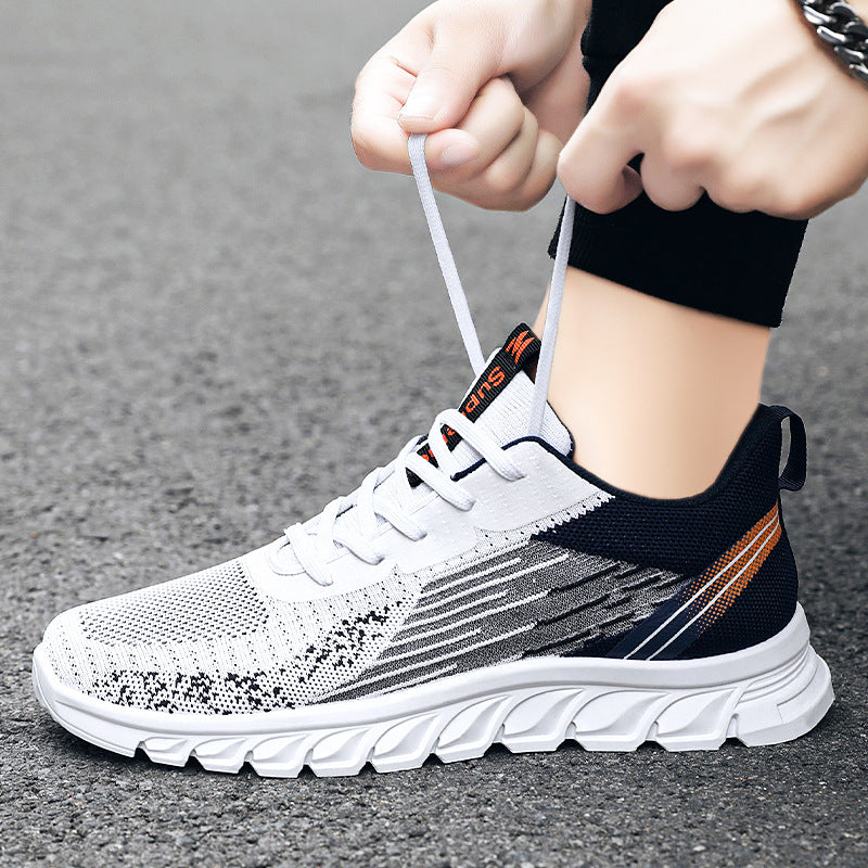 Men Sneakers Fashion Wavy Bottom Shoes Sport Running Walking Shoes by Ricaloux