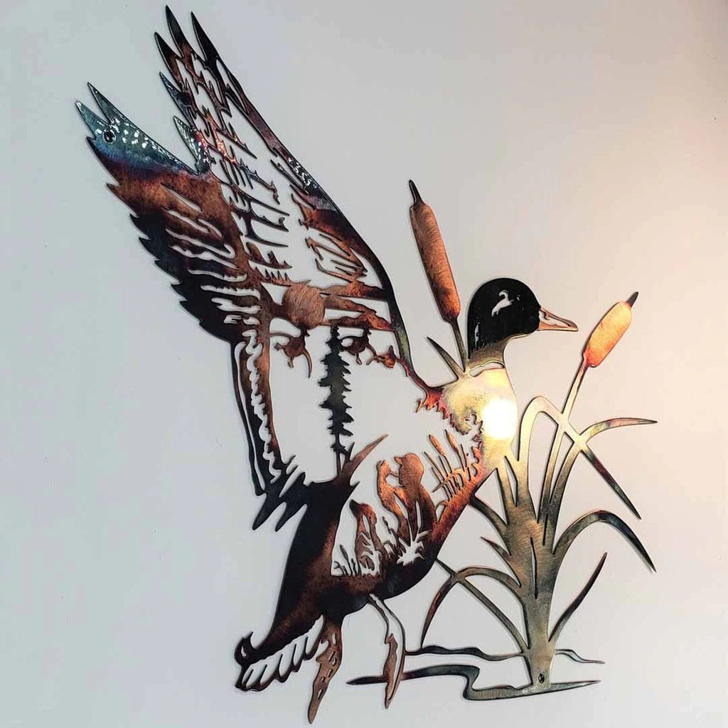 Home Decor Mallard Alloy Wall Art - RICALOUX