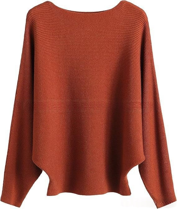 Halter-neck Batwing-sleeve Loose-fit Knit Sweater – Premium 0 | RICALOUX