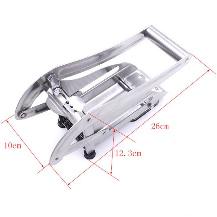 kitchen gadgets 2 Blades Potato Cutter Chopper Stainless French Fries Slicer for kitchen cortador de vegetales Home Kitchen Tool - RICALOUX