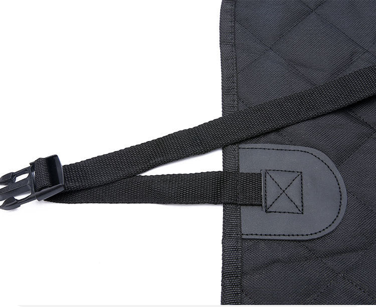 Dog Car Seat Cover View Mesh Pet Carrier Hammock Safety Protector Car Rear Back Seat Mat With Zipper And Pocket For Travel - RICALOUX